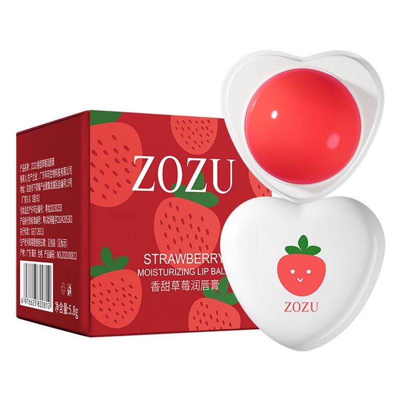 ZOZU Fruit Flavored Lip Balm 5.8g - Hydrating, Moisturizing, and Nourishing for Lips - Small and Portable Pudding Lip Balm Wholesale
